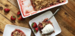 Strawberry rhubarb crisp, hllf, the feed