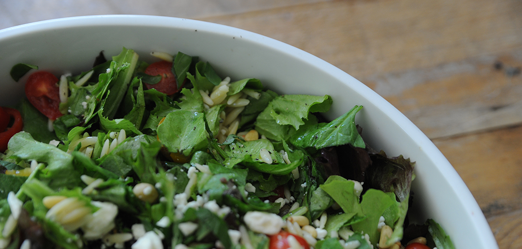 Orzo and Fresh Greens Salad